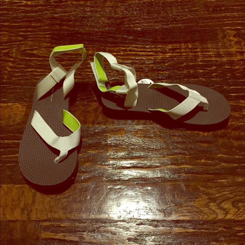 Nylon Cord "River" Sandals with Ankle Straps - Size Small  ( 5 - 6 )